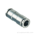 Aço inoxidável 316L Push in Aittings Straight Union